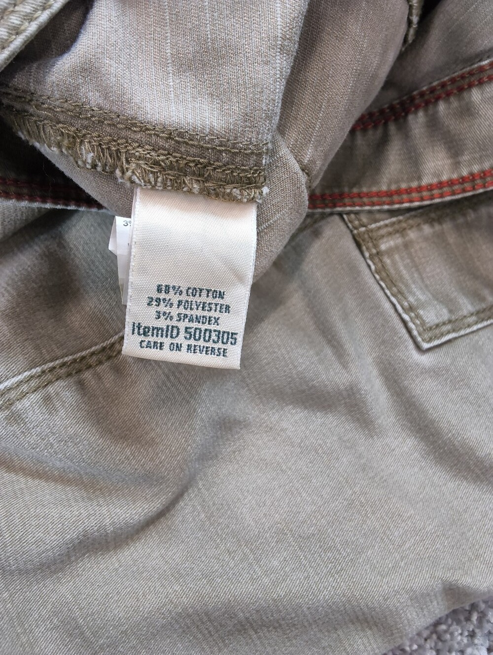 L.L. Bean Roll Tab Women's Jeans Khaki Hiking Outdoors - Picture 6 of 6